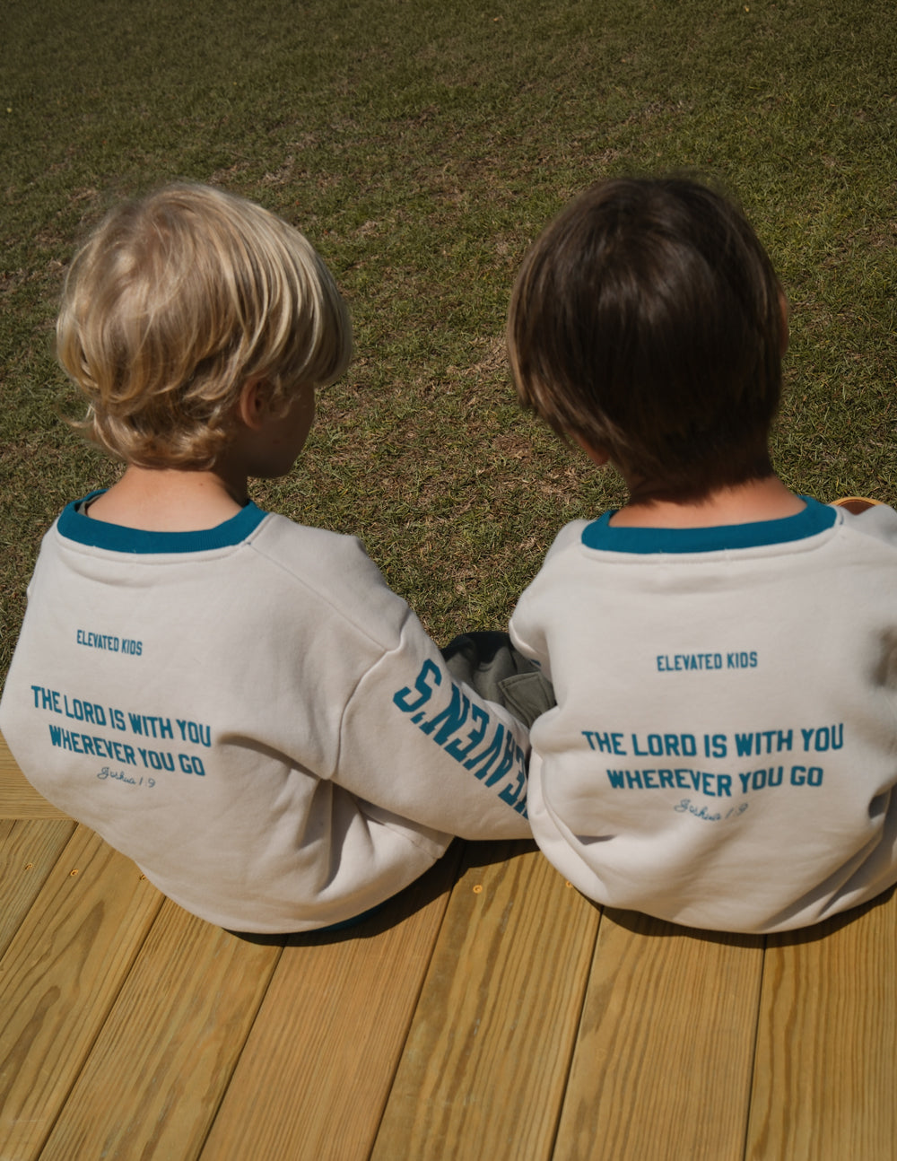 Kids Crewneck Sweatshirt - Relaxed Fit Inspirational Pullover