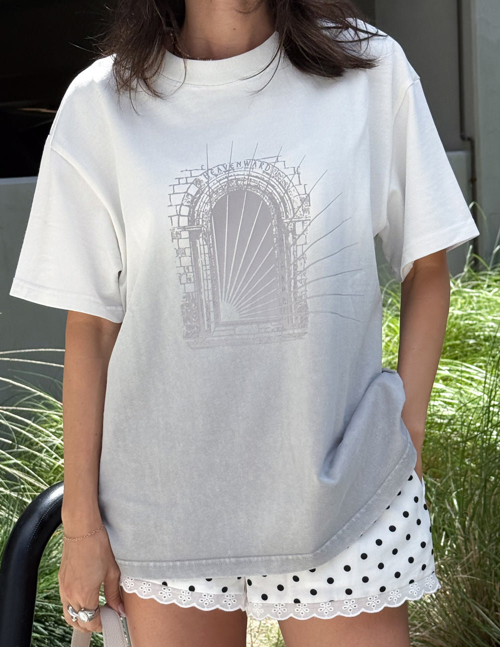 Heavenward Heavyweight cotton boxy fit t-shirt in premium 320 GSM fabric