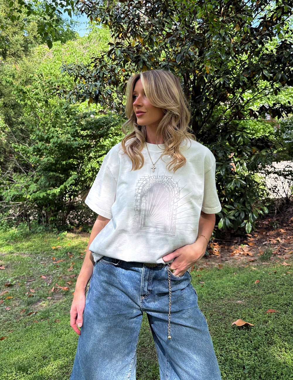 Heavenward Heavyweight Cotton Boxy Tee for Men and Women