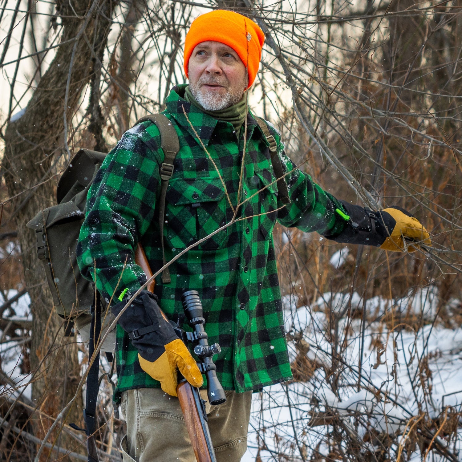 Heavyweight Wool Guide Shirt Jacket - 34.4oz Durable Outerwear