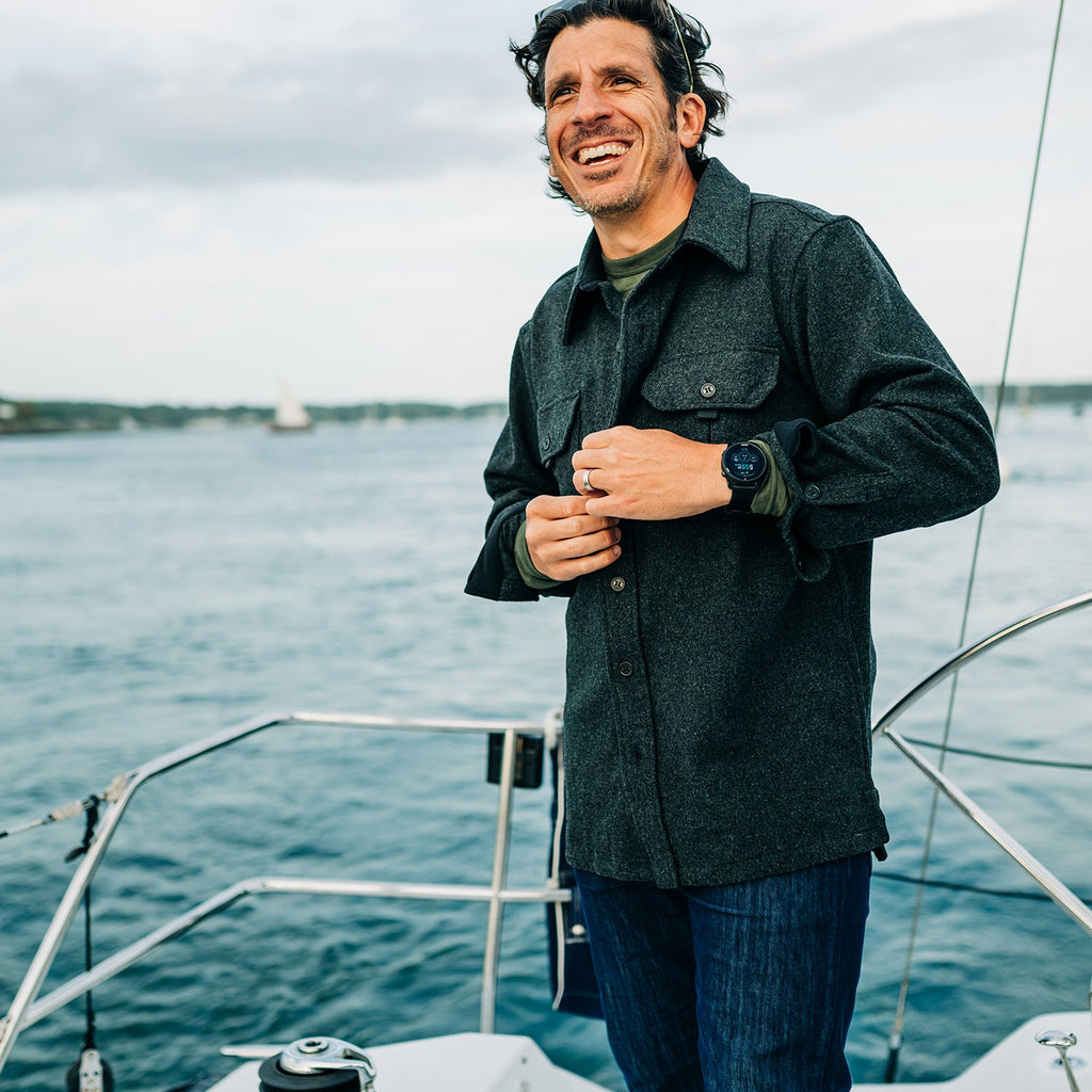 Heavyweight Wool Guide Shirt Jacket - 34.4oz Durable Outerwear