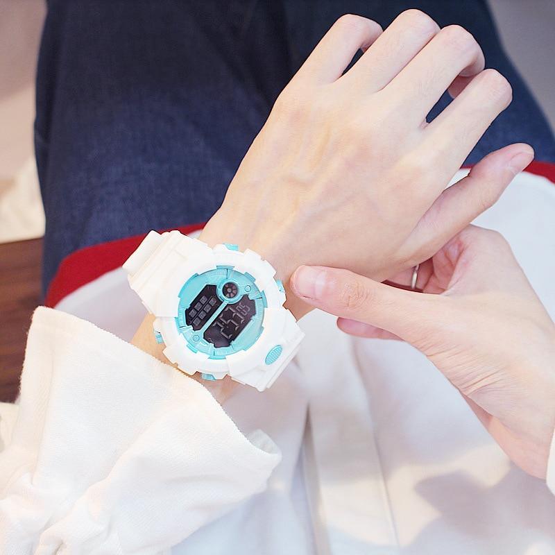 Unisex LED Digital Sports Watch Waterproof Large Dial Streetwear