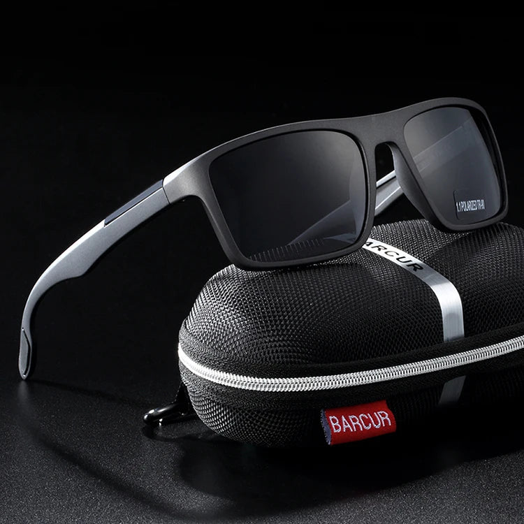 Vintage Square Polarized TAC Sunglasses for Men