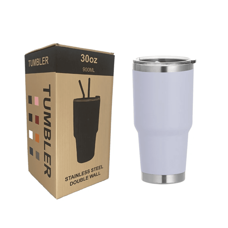30oz Stainless Steel Insulated Travel Tumbler – Minimalist Design