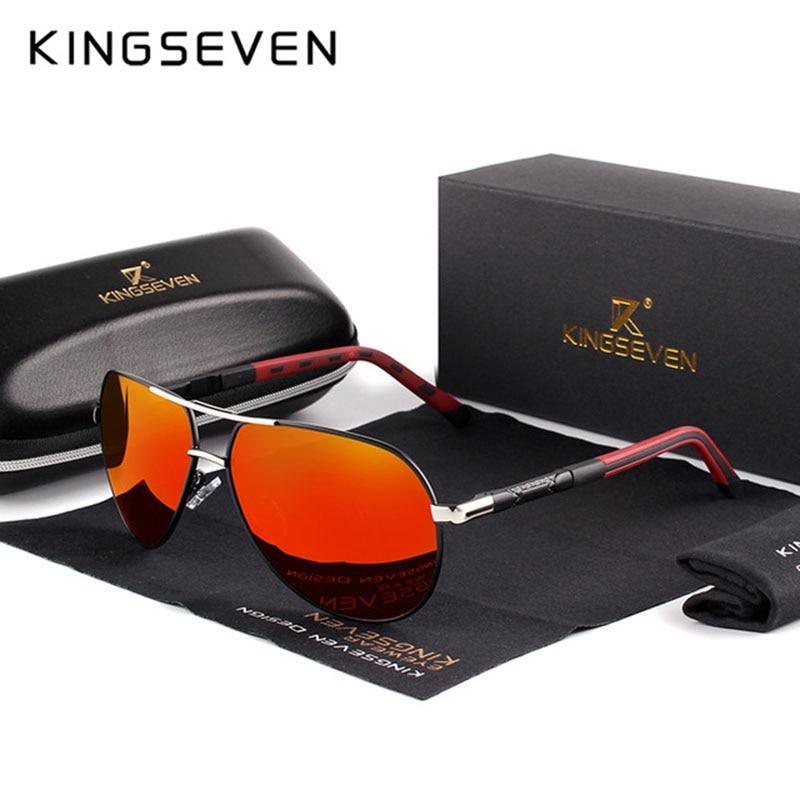 Retro Aviation Mirror Polarized Sunglasses for Men