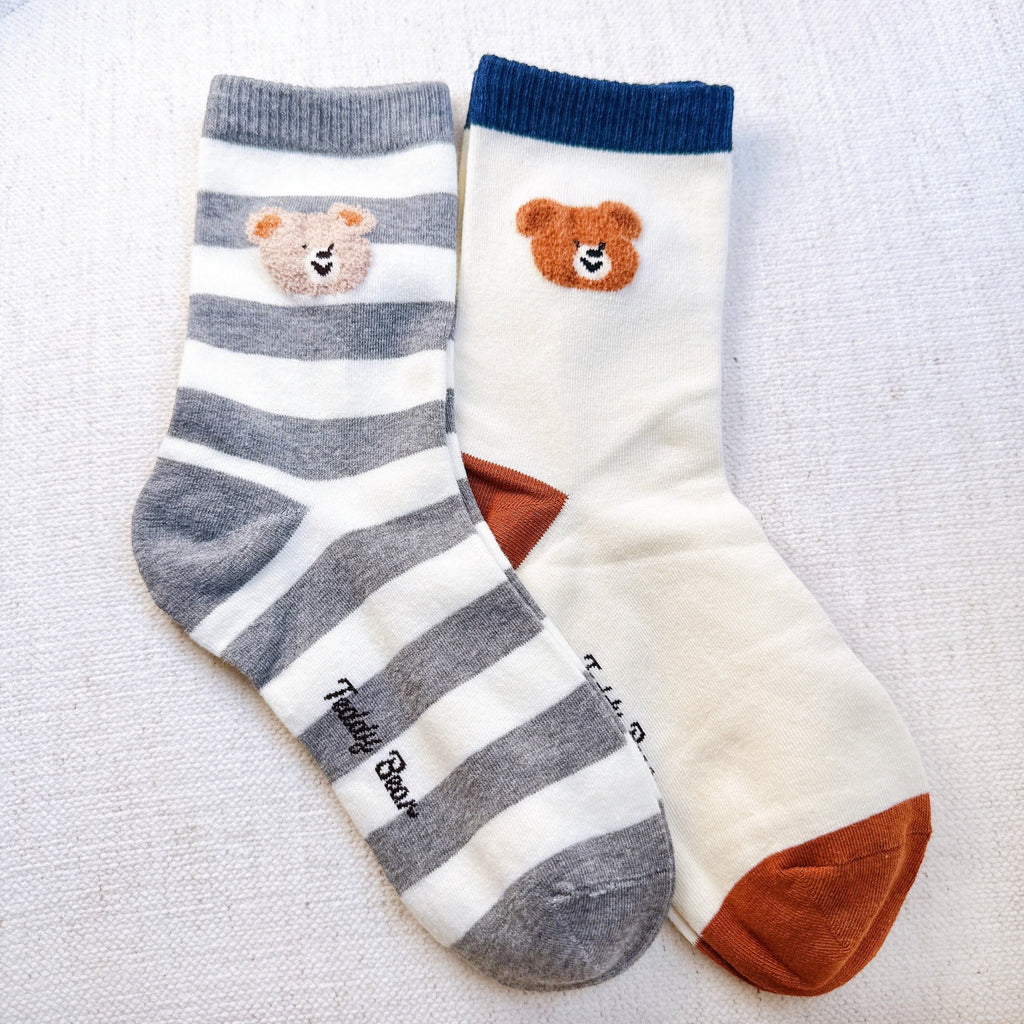 Hehe Bear Socks Set Of 2