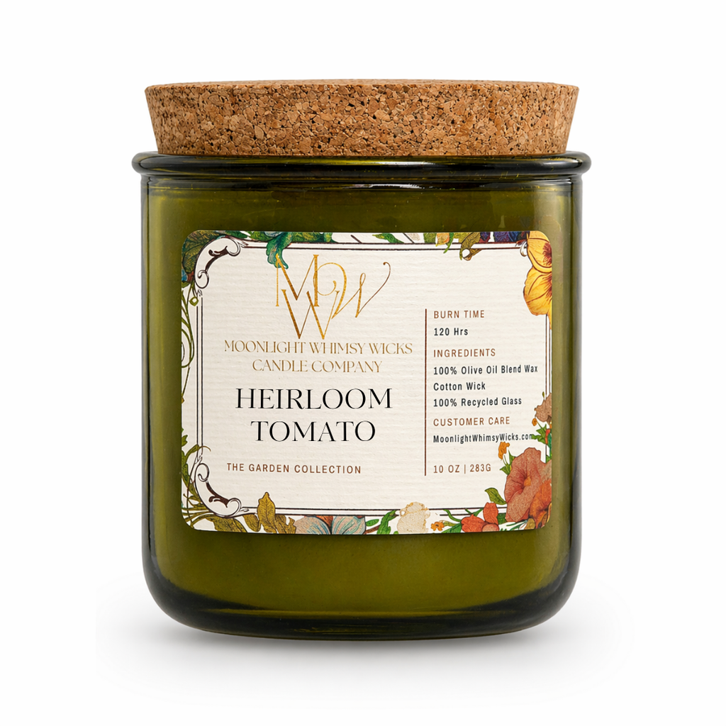 Heirloom Tomato Candle | Luxury Olive Oil Wax Candle