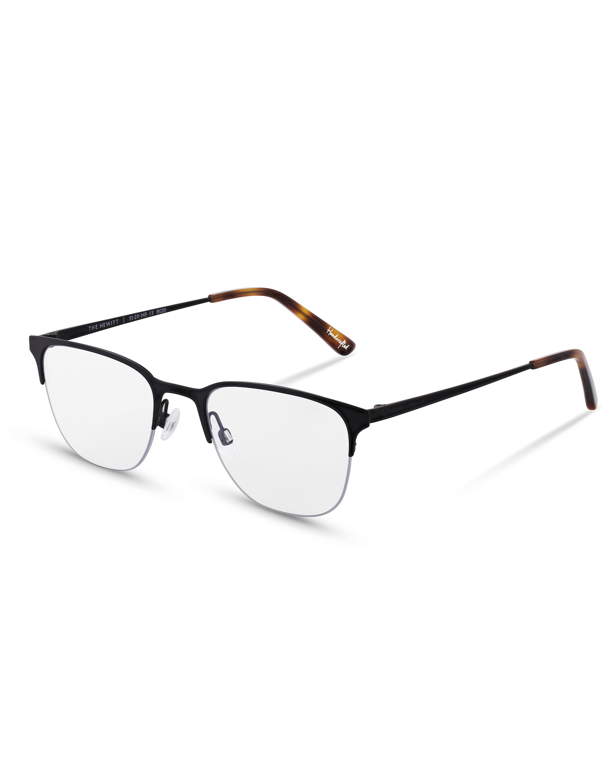 Hewitt Blue Light Glasses in Dark Brown - Digital Eye Protection
