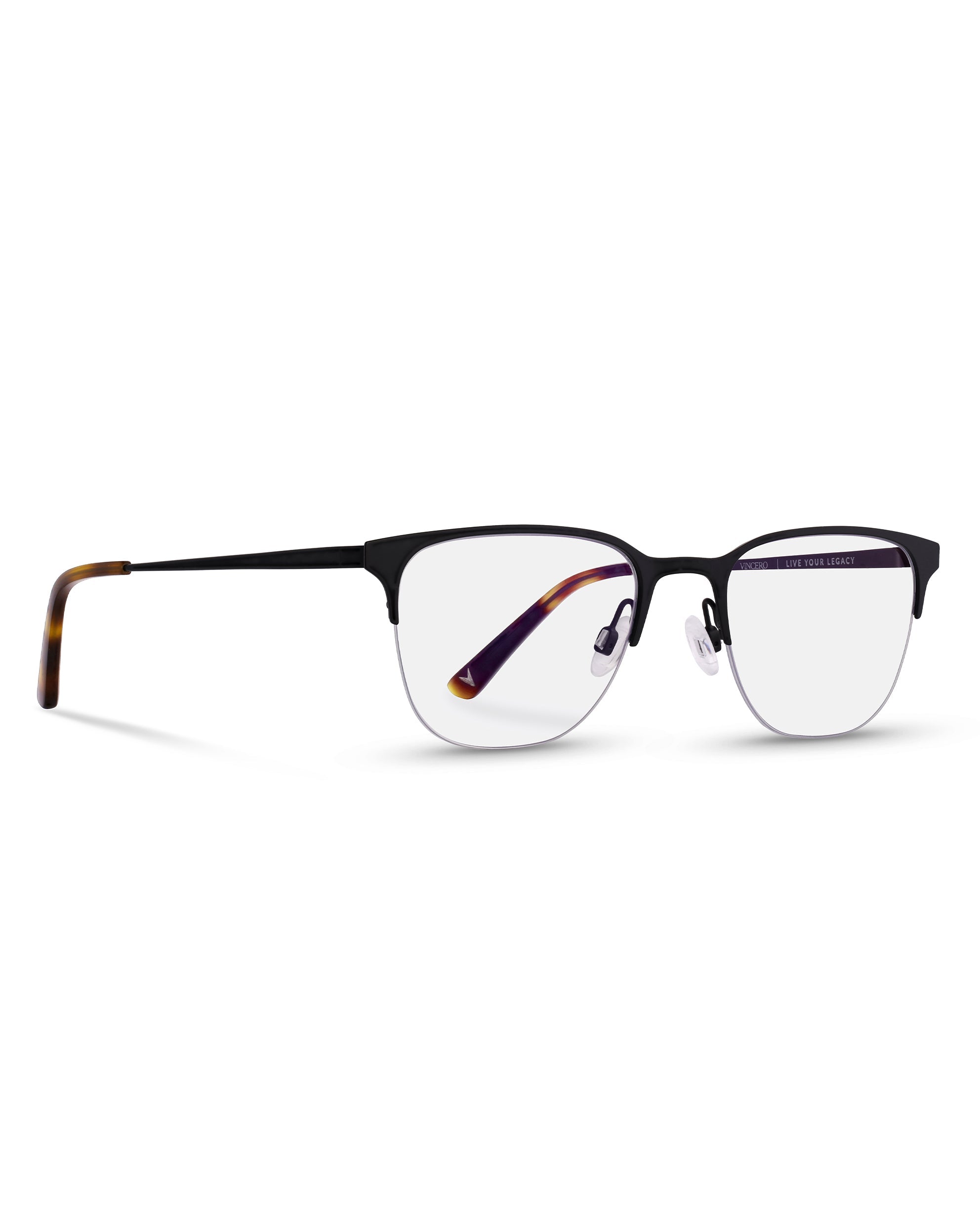 Hewitt Blue Light Glasses in Dark Brown - Digital Eye Protection