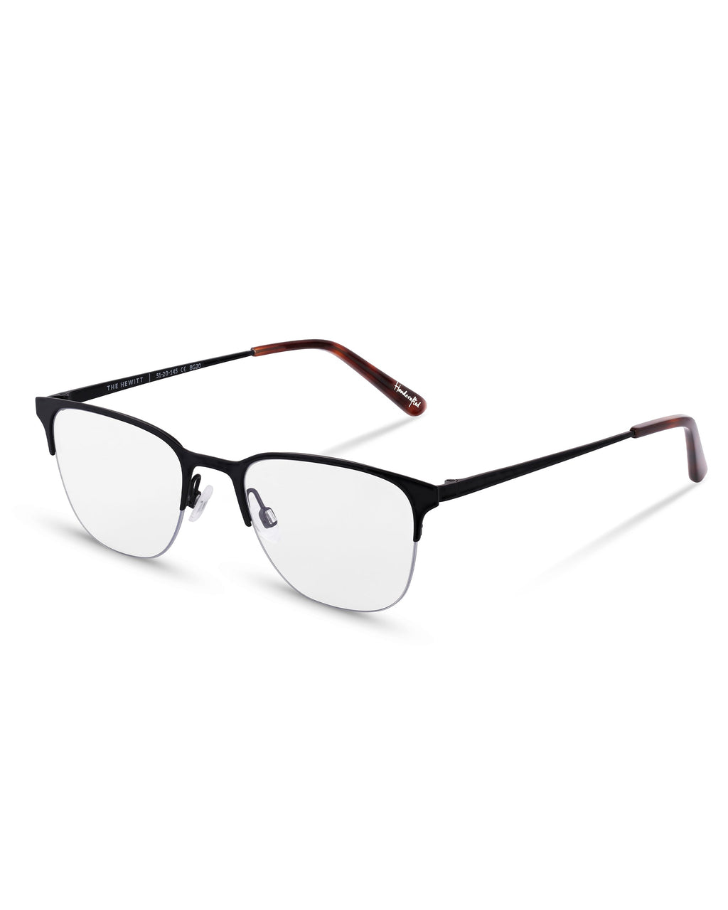 Hewitt Blue Light Blocking Glasses - Matte Black Frame