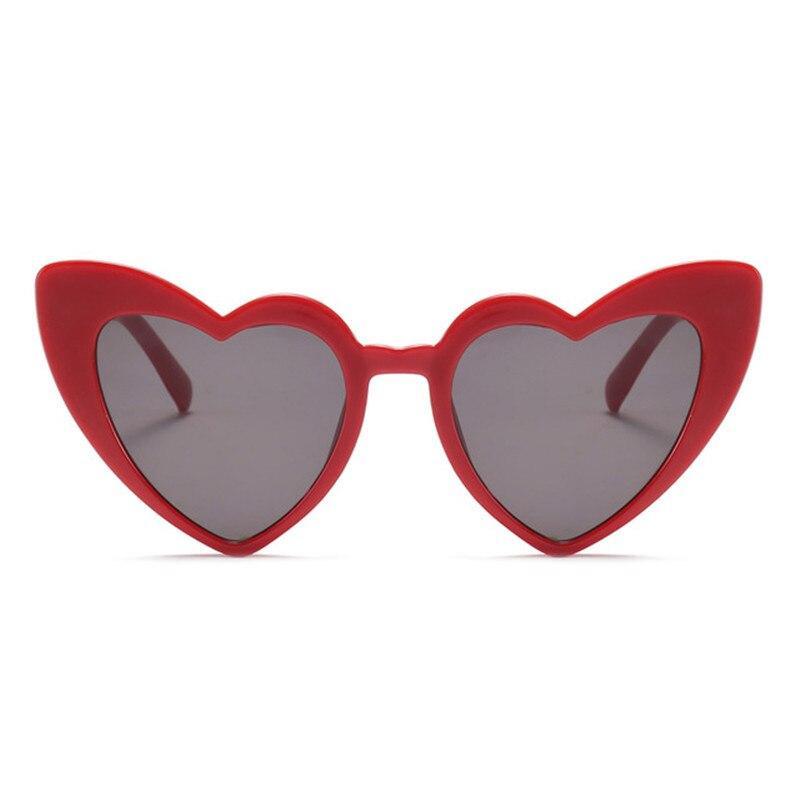 Retro Heart Shape Sunglasses for Women – Cute Big Frame Eyewear