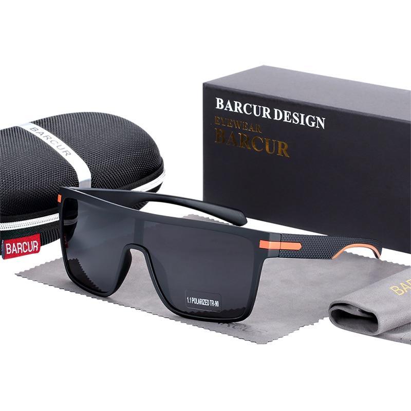 Oversized Polarized Square Sunglasses - Modern UV400 Driving