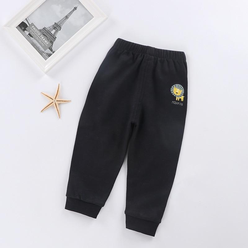 Unisex Solid Color Cotton Winter Pants for Baby and Toddler