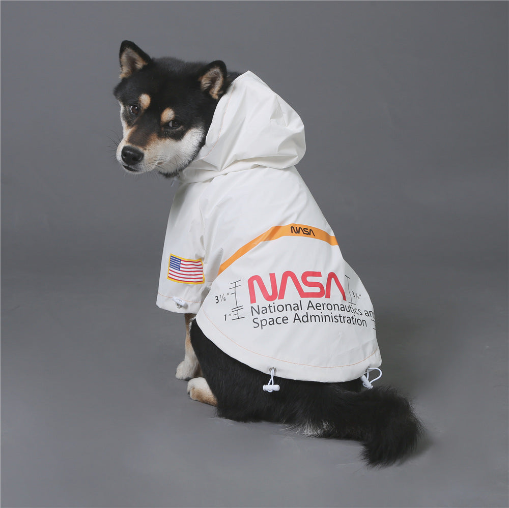Yellow and Black Waterproof Dog Rain Jacket with Reflective Details - Image 49