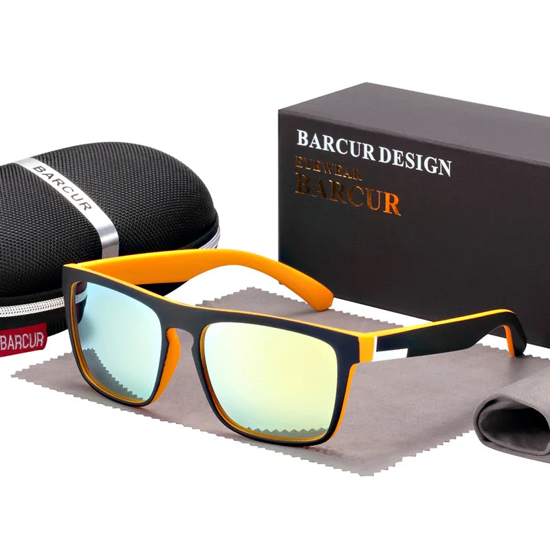 Men's Polarized Driving Sunglasses Lightweight TR90 Anti-Glare