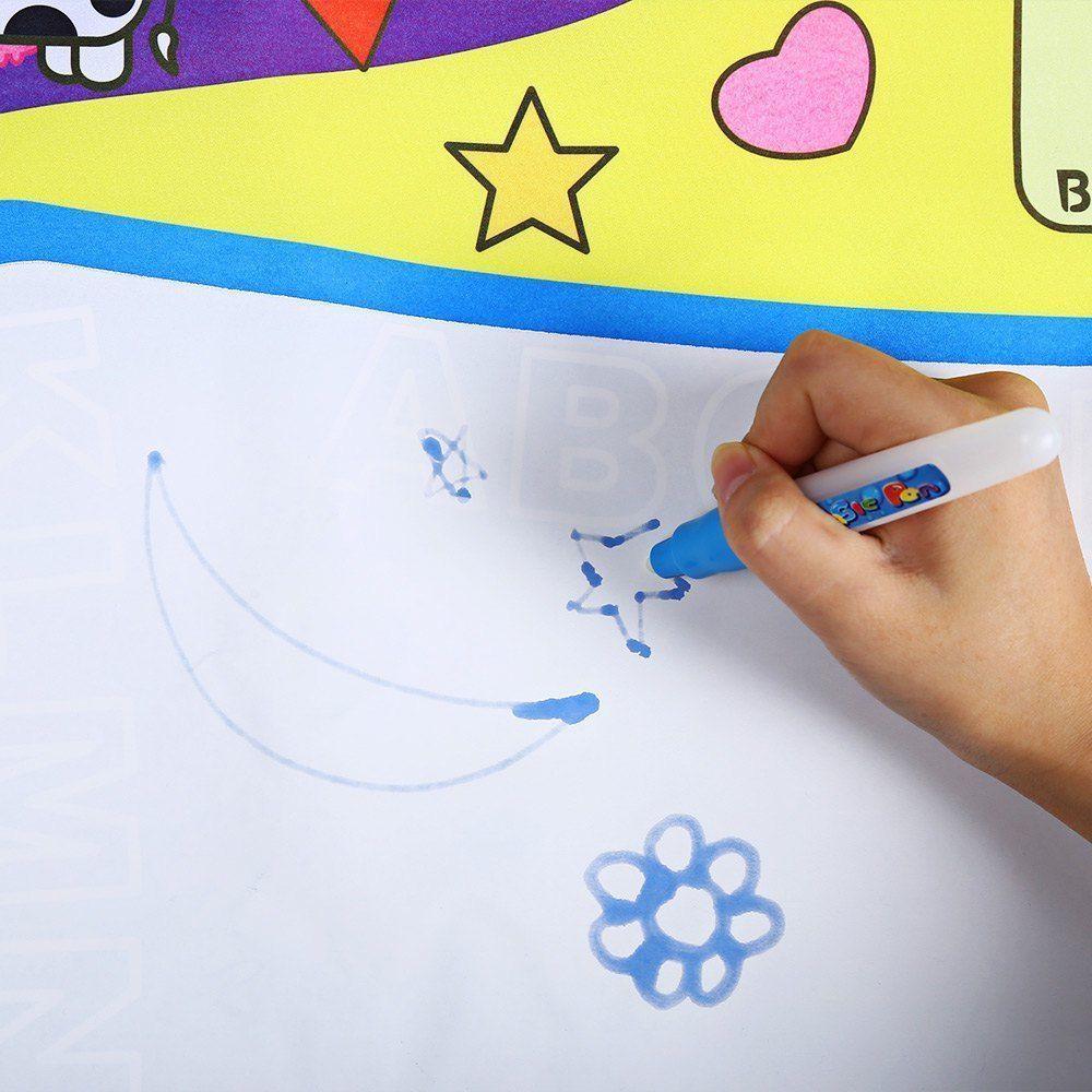 Educational Magic Water Drawing Mat for Toddlers - 45.5 x 29cm