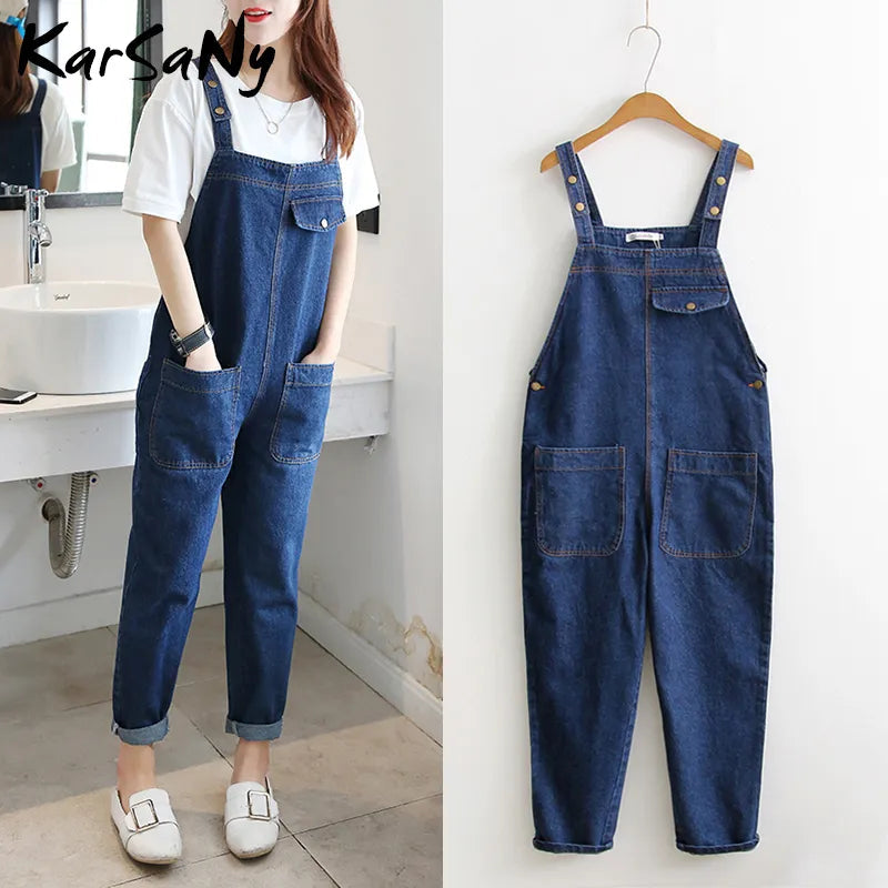 Overalls Jeans Women Jumpsuit Mom Denim Jeans