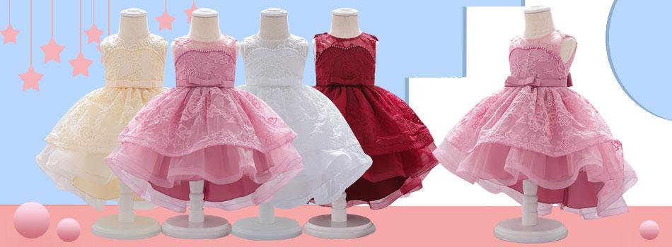 Luxury Handmade Lace & Tulle Baby Baptism Party Dress
