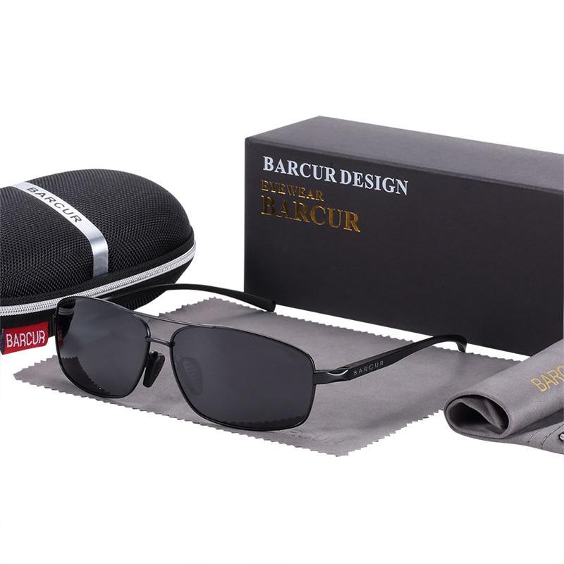 Men's Polarized Rectangle Driving Sunglasses Photochromic