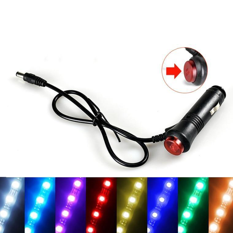 RGB LED Car Strip Lights with App Control & Music Sync Waterproof