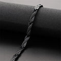 Modern Twisted Magnetic Bracelet in Gold and Silver Tone