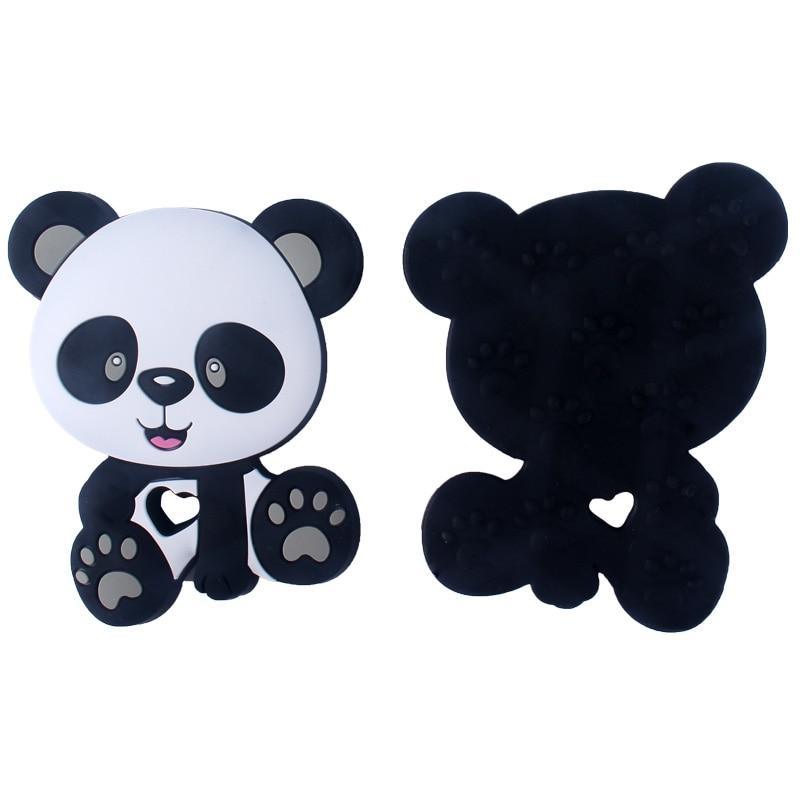 Silicone Koala and Panda Teether Toy for Soothing Baby Gums