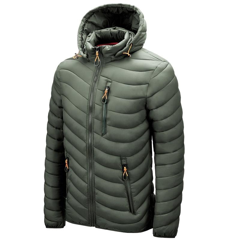 Men's Classic Hooded Insulated Winter Coat