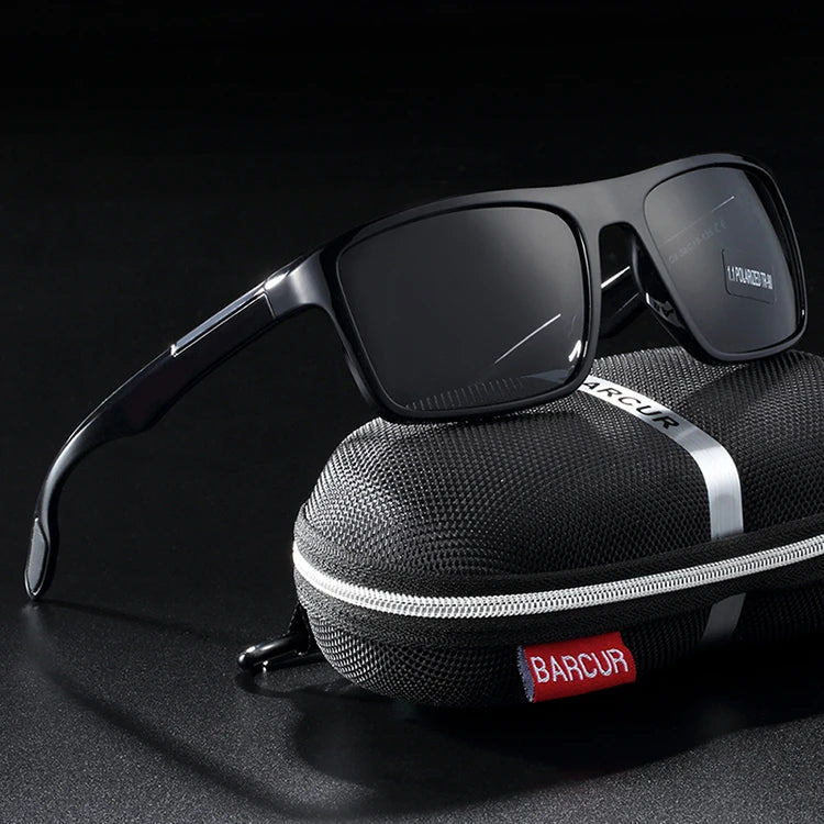 Vintage Square Polarized TAC Sunglasses for Men