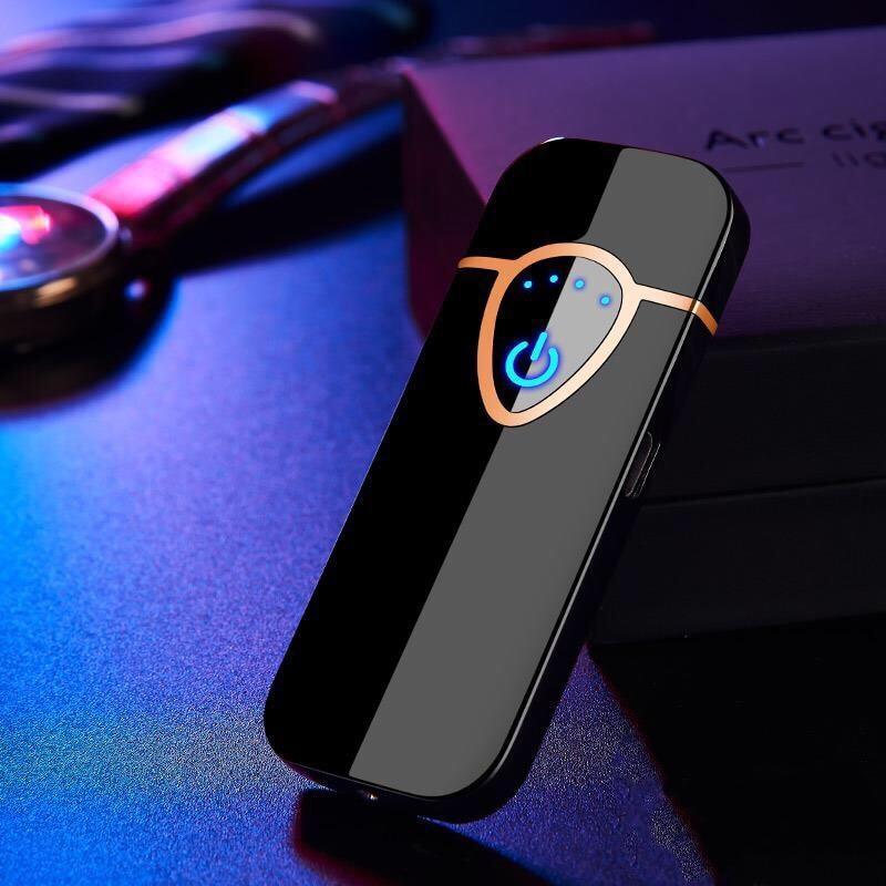Luxury Modern Fingerprint Induction USB Rechargeable Lighter