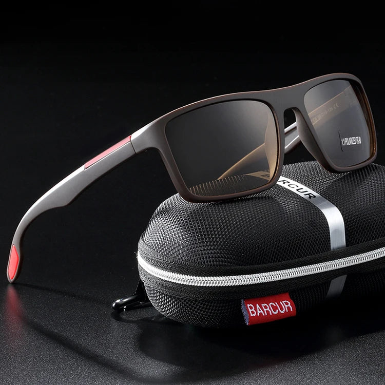 Vintage Square Polarized TAC Sunglasses for Men