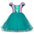Luxury Purple Princess Tutu Dress for Girls Halloween & Birthday