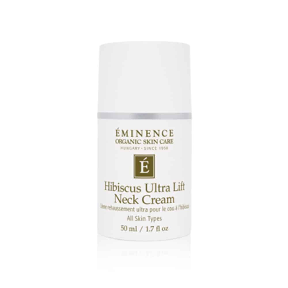 EMINENCE Hibiscus Ultra Lift Neck Cream 1.7 OZ jar for firming and tightening skin