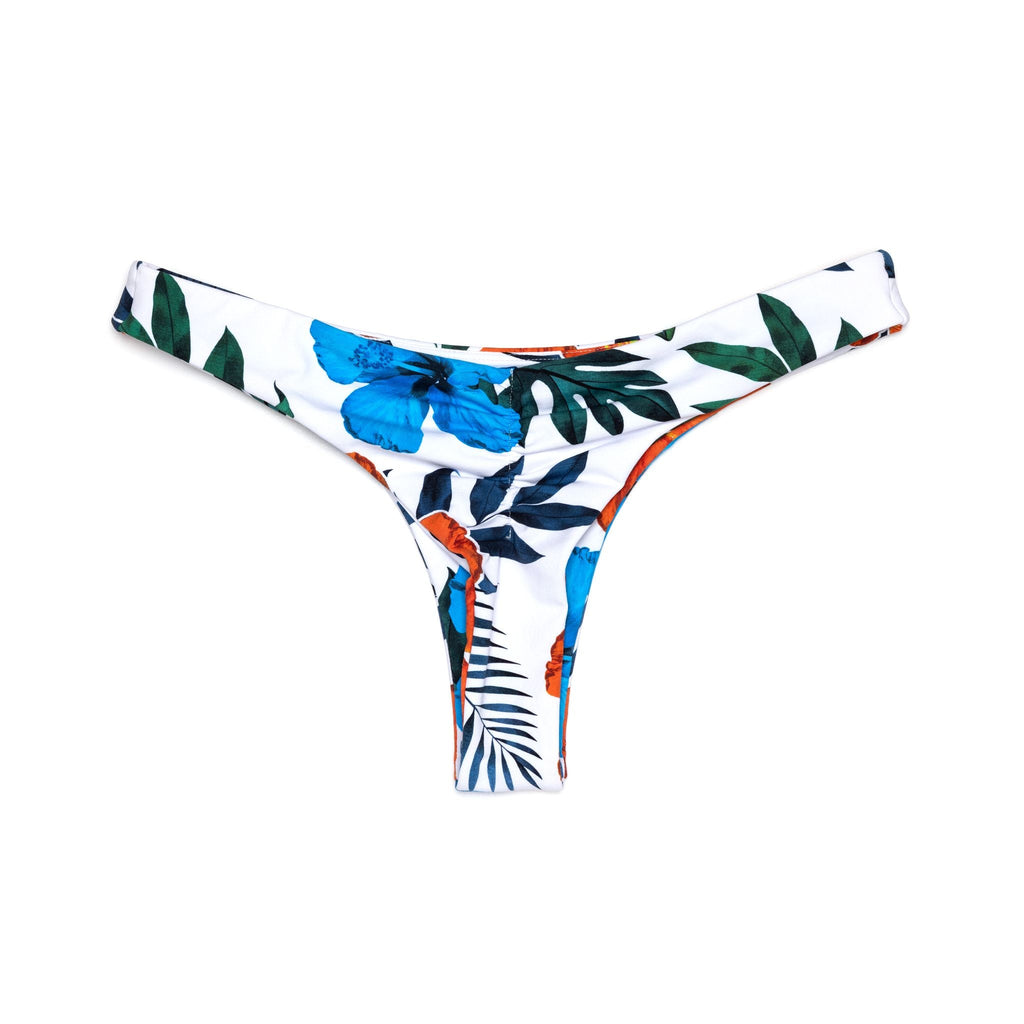 Hibiscus Honey Kai Bottom - Floral Sporty Cheeky Bikini