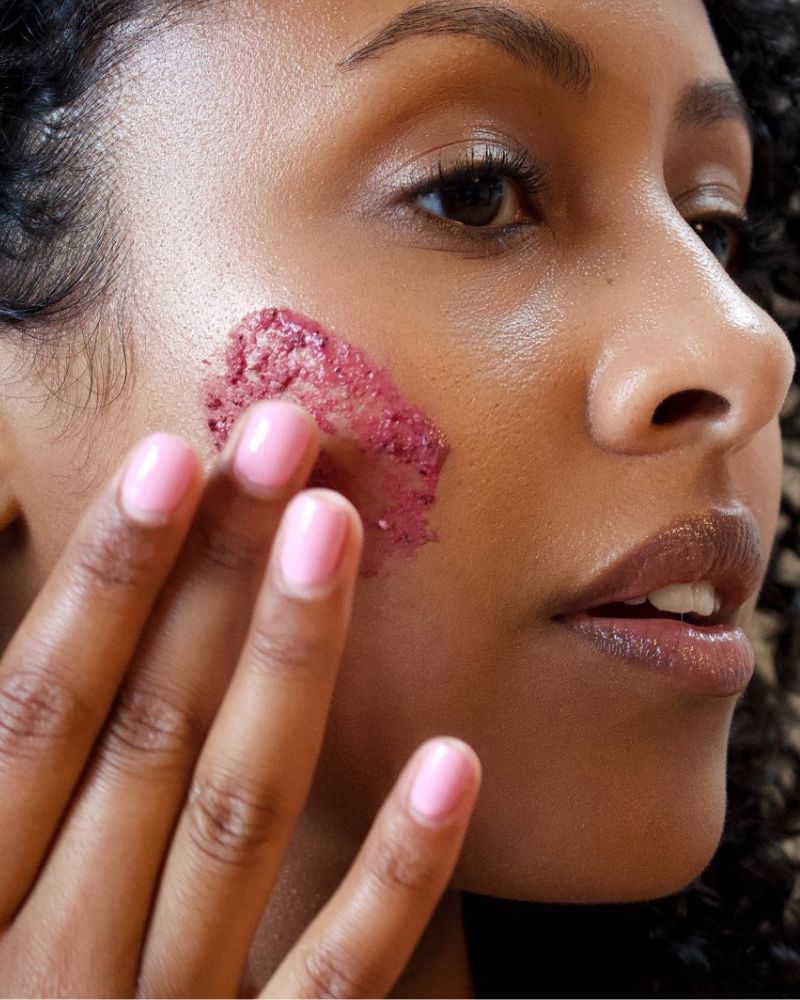 Hibiscus Powder Gentle Exfoliating Facial Cleanser for Normal Skin - Image 2