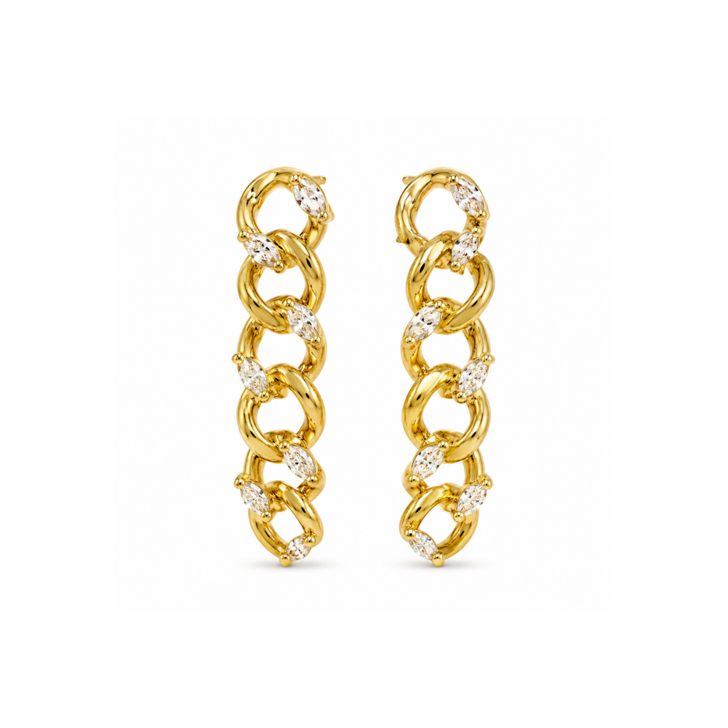Lucia Chain Link Earrings