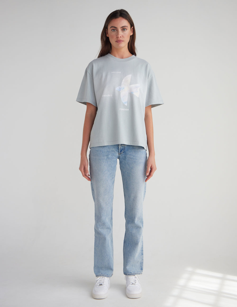 His Love Endures Forever Heavyweight Cotton Streetwear Tee