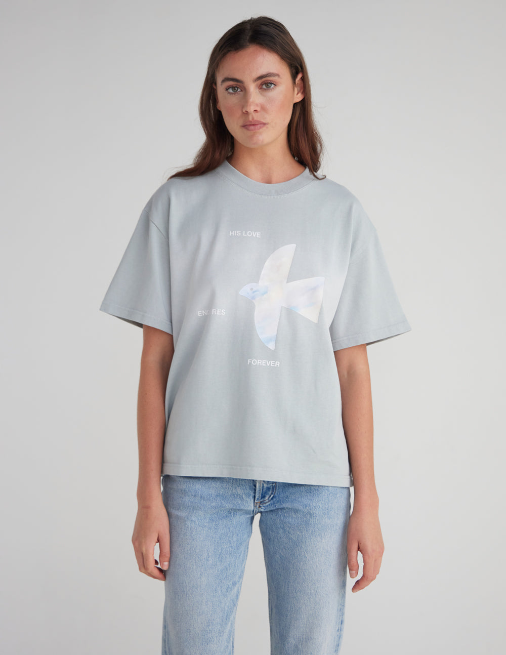 His Love Endures Forever Heavyweight Cotton Streetwear Tee