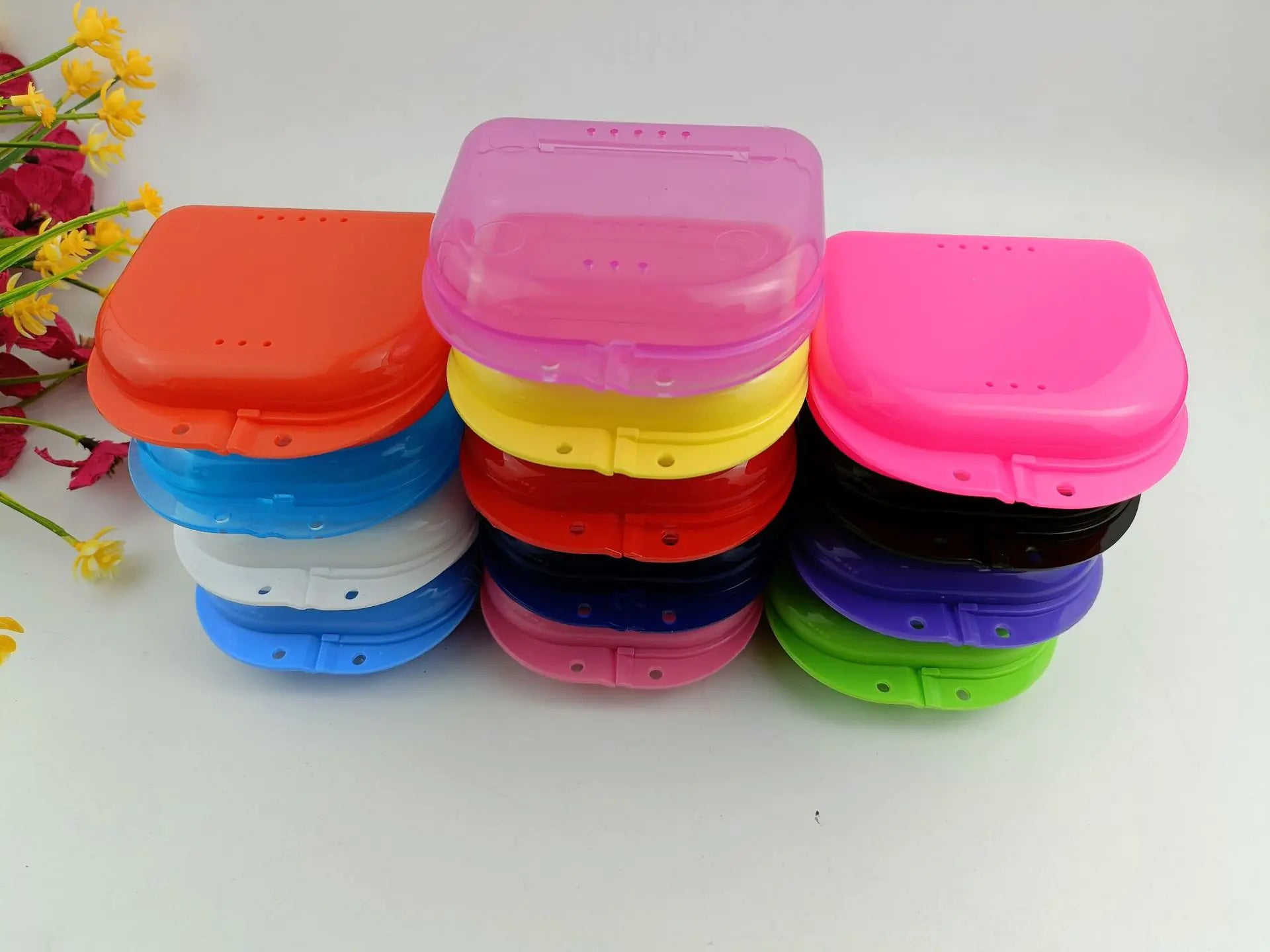 Dental Product with Hole for Dentures and Retainers