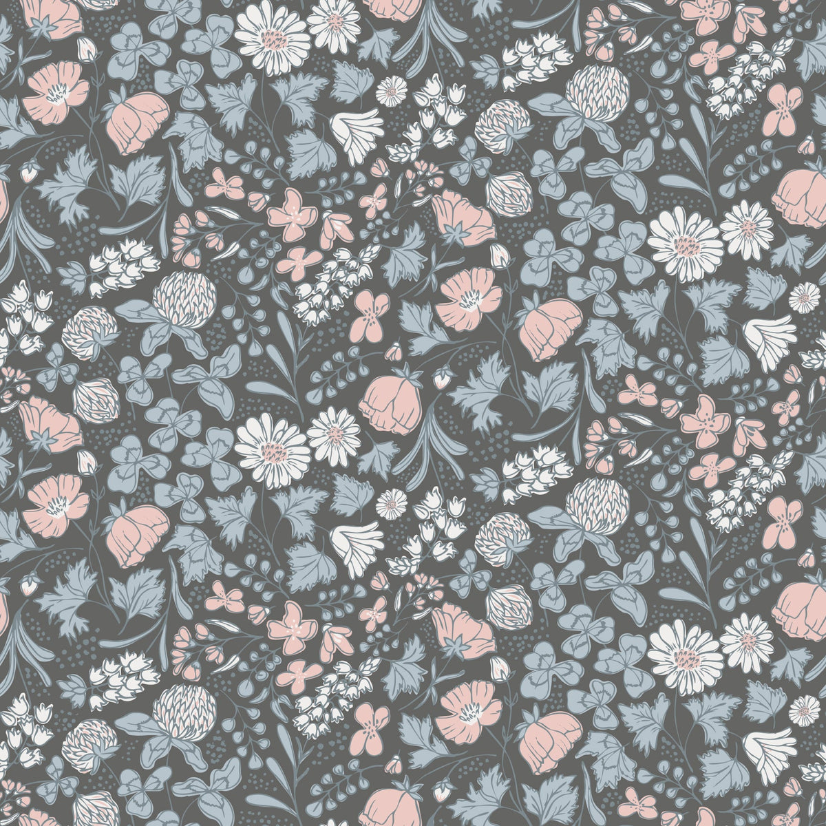 Holles Wallpaper by The Bright Leaf Design