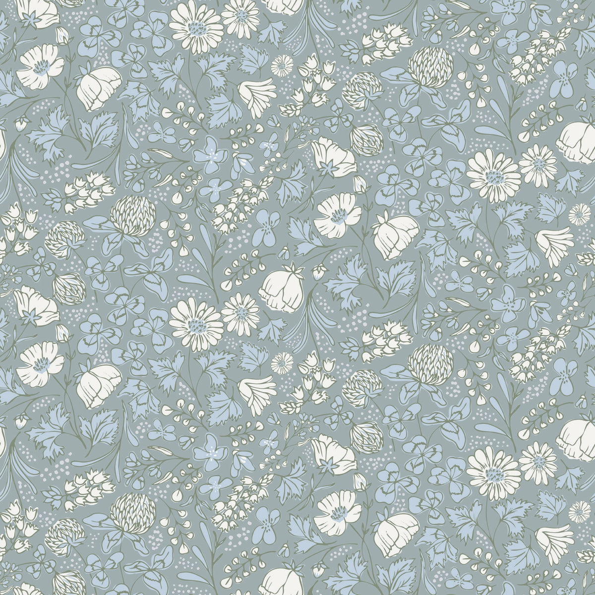Holles Wallpaper by The Bright Leaf Design