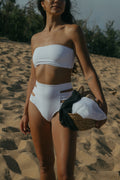 High Waist Bikini Bottom - Hollywood Glamour Swimwear