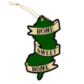 True Jersey Home Sweet Home hanging air freshener in a heat-sealed poly bag.