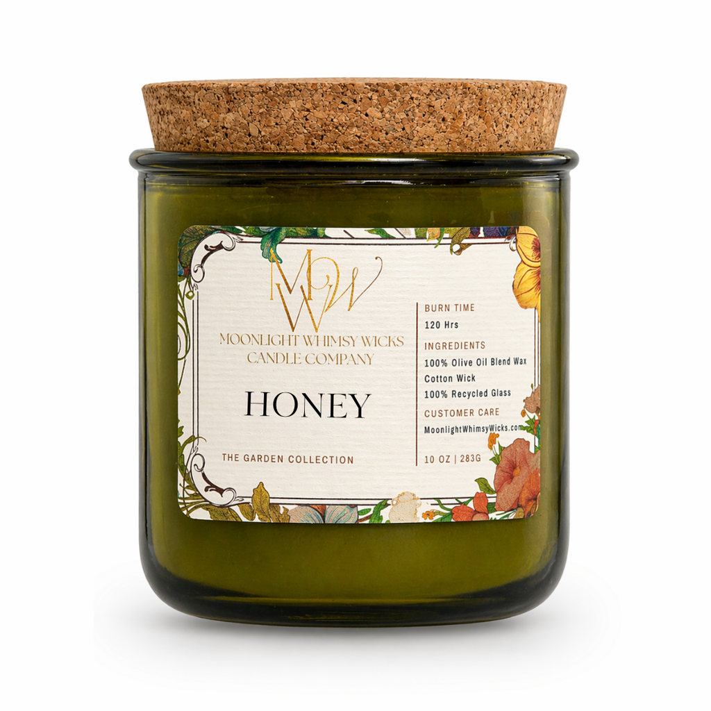 Honey Candle | Luxury Olive Oil Wax Candle