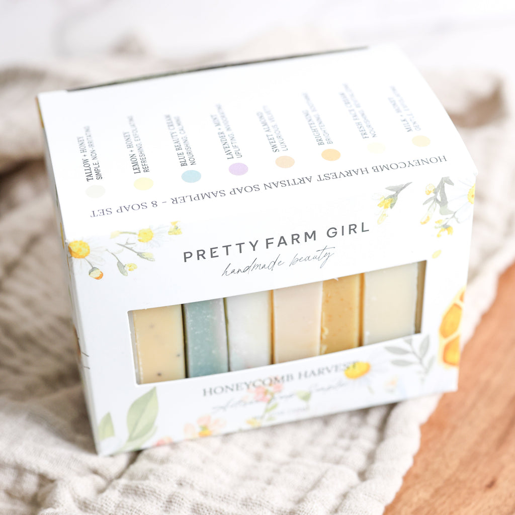 Honeycomb Harvest  Goat Milk & Tallow Soap Sampler