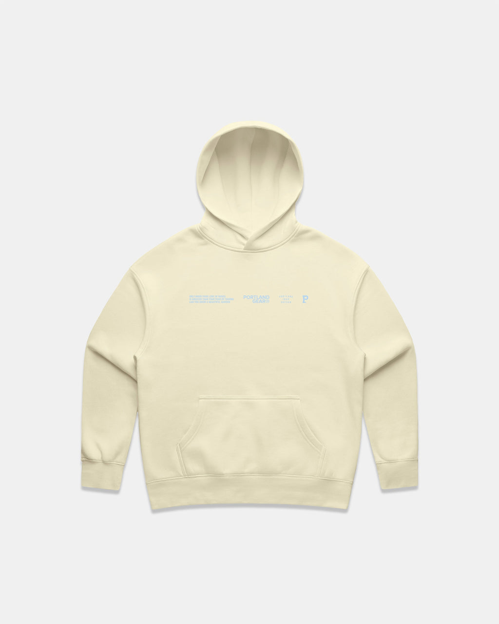 Women's Butter Sueded Slogan Hoodie with Puff Screen Print