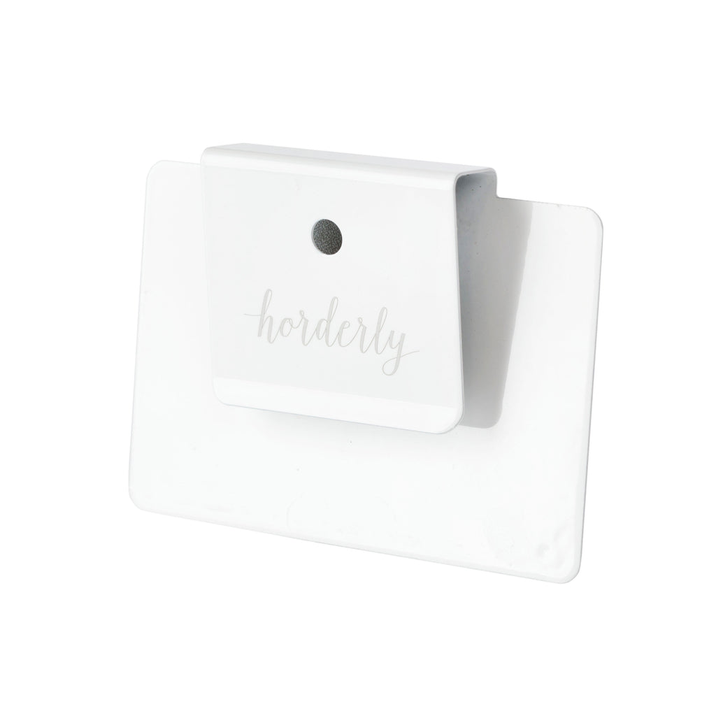 Bin Clip Label - White