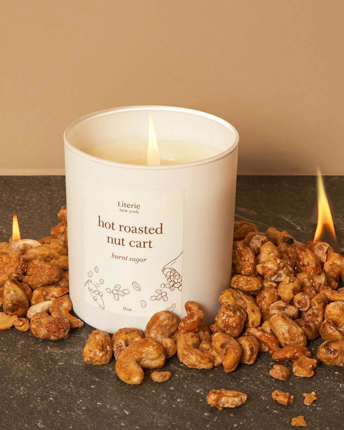 Hot Roasted Nut Cart