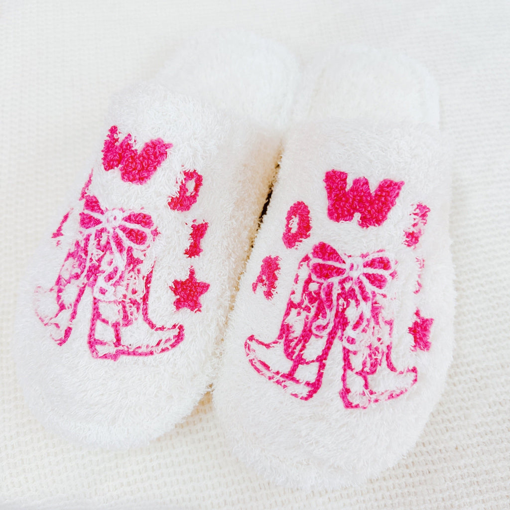 Howdy Boot Coziest Lounge Slippers