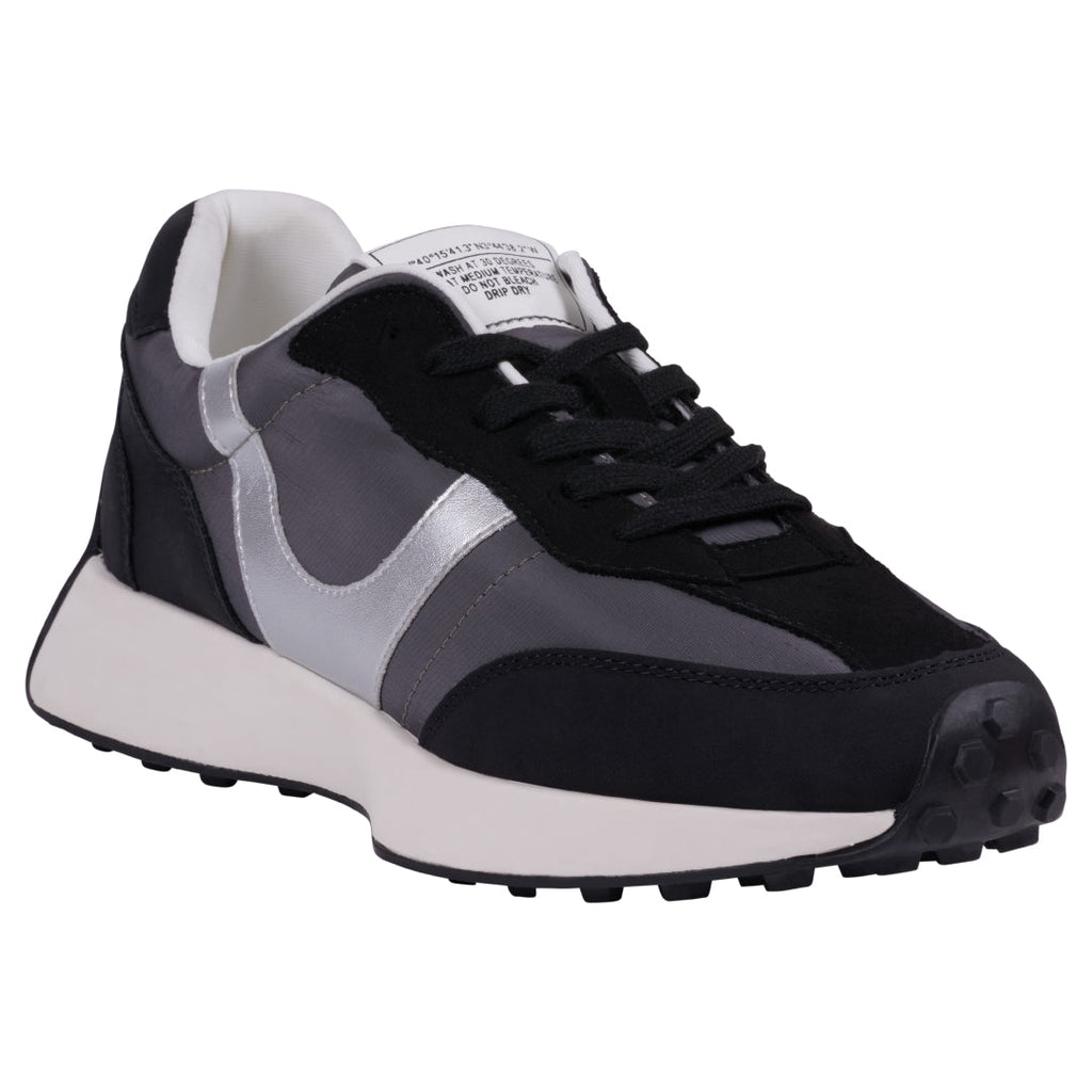 Women's Howell Black Lace-Up Sneakers