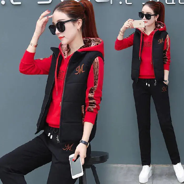 Women's Winter Velvet 3-Piece Sports Set (2020)
